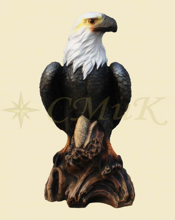 Скульптура сидящий орел (орёл) купить недорого от производителя